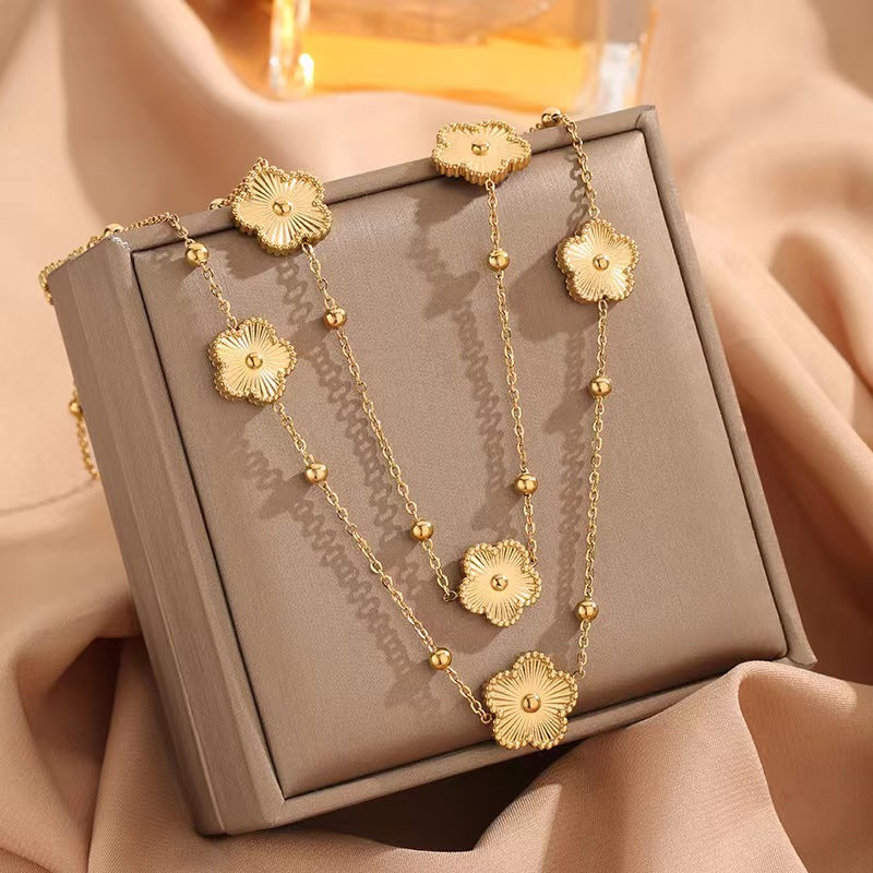 Luméra Golden Blossom Ketting ✨