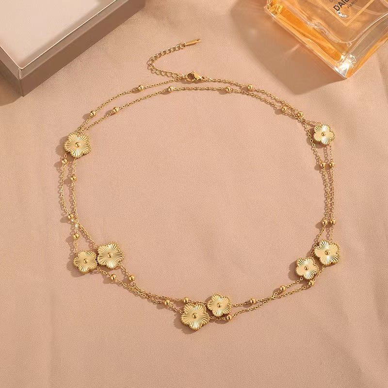 Luméra Golden Blossom Ketting ✨