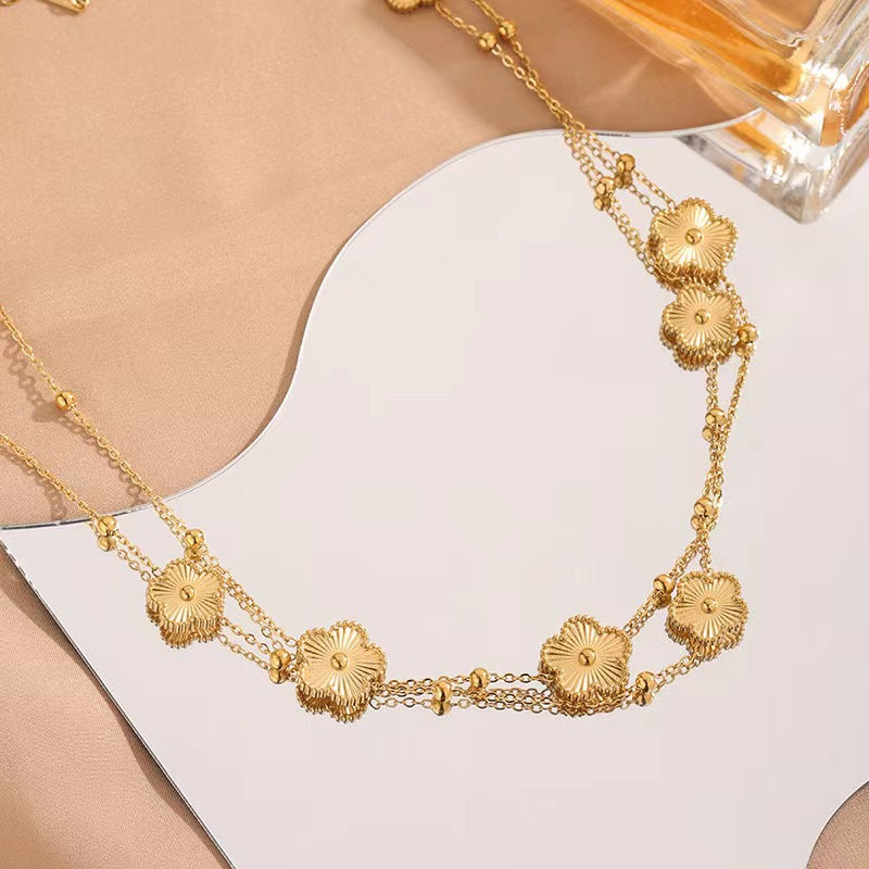 Luméra Golden Blossom Ketting ✨